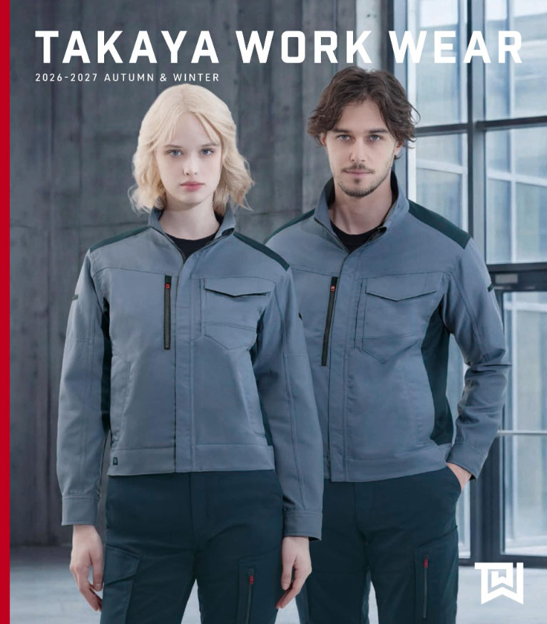 TAKAYA WORK WEAR 2026-2027 AUTUMN & WINTER ｜ 株式会社盛岡ユニフォーム